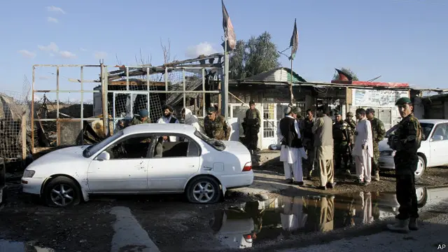 د بي بي سي خبريال وايي هغې سيمې ته چې بريدګر ننوتي کلک امنیت يې نيول شوی وي