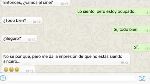 Intercambio por WhatsApp