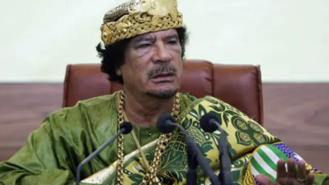 Aliyekuwa rais wa Libya Muammar Gaddafi