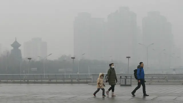 Beijing sempat mencatat 'siaga merah' polusi udara -untuk pertama kalinya.