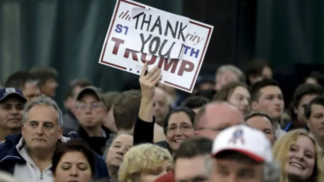 डॉनल्ड ट्रंप के समर्थक.