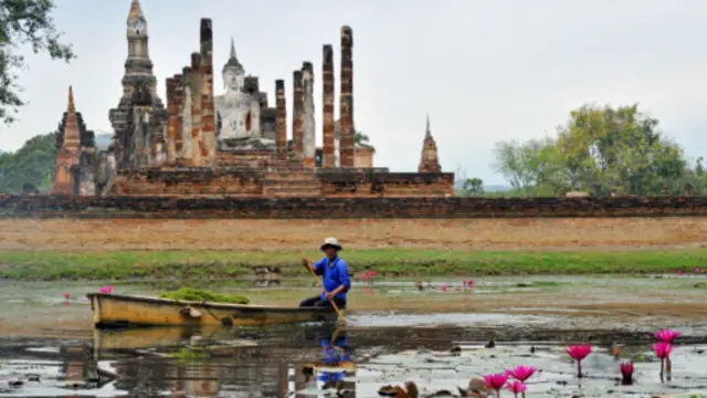 泰国13世纪的素可泰王国遗迹是联合国教科文组织的世界遗产之一。