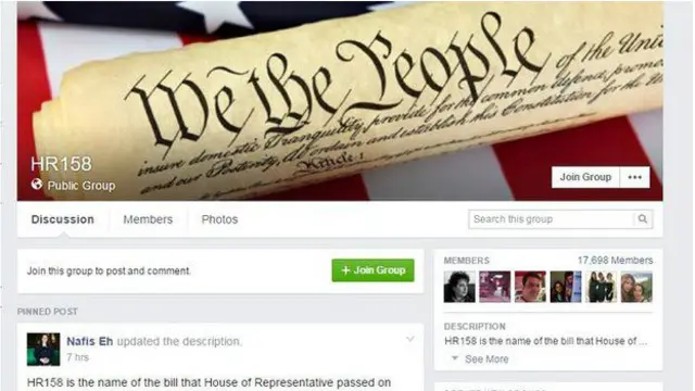 اس بل کے خلاف احتجاج منظم کرنے کے لیے سماجی روابط کی ویب سائٹس ٹویٹر اور فیس بُک پر بھی لوگوں کی سرگرمیاں سر انجام ہیں جن میں اس بل کی مخالفت کرنے والا اکاؤنٹStopHR15@ بھی شامل ہے