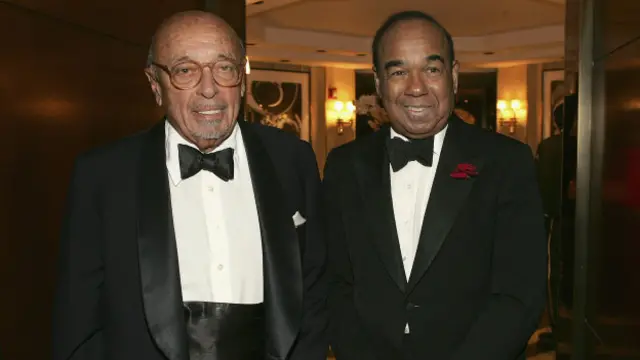 Ahmet Ertegun y Bobby Short.