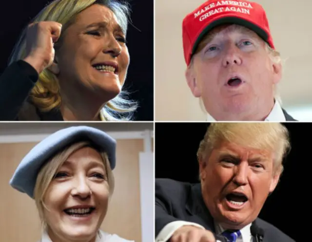 Трамп и Ле Пен