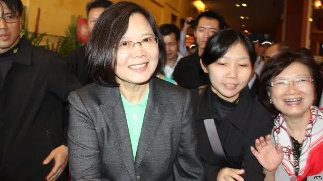 蔡英文出席新北市竞选活动(台湾中央社图片13/12/2015)