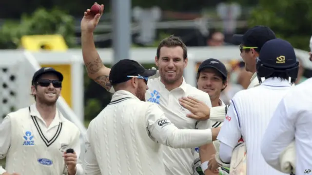 ڈو بریسویل نے سری لنکا کی آخری وکٹ لی اور نیوزی لینڈ کو فتح سے ہمکنار کرایا