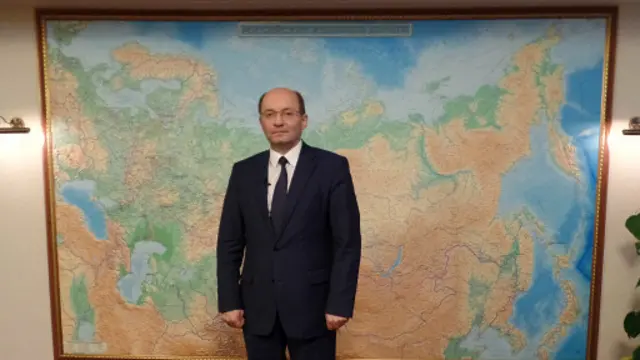 俄罗斯铁路公司副总裁米沙林(摄影:子川)