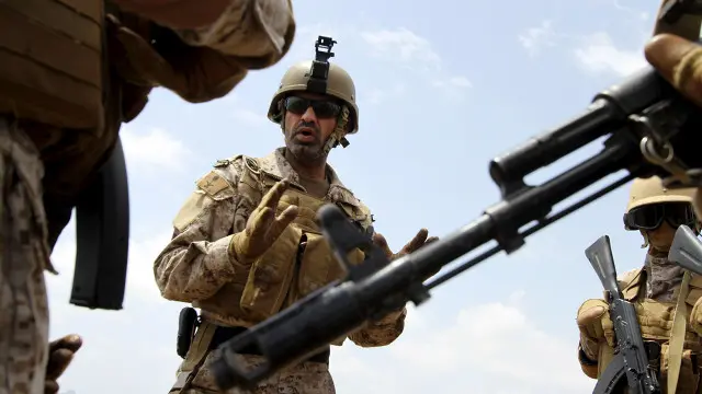  سعودی ٹی وی العربیہ کے مطابق کرنل ساہیان سعودیہ عرب کی خصوصی فوجوں کی سربراہی کر رہے تھے