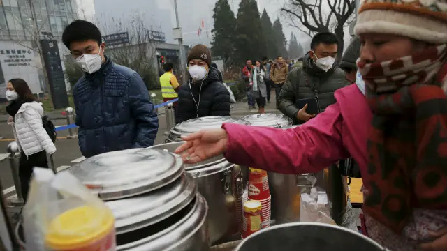 Pedagang makanan di Beijing