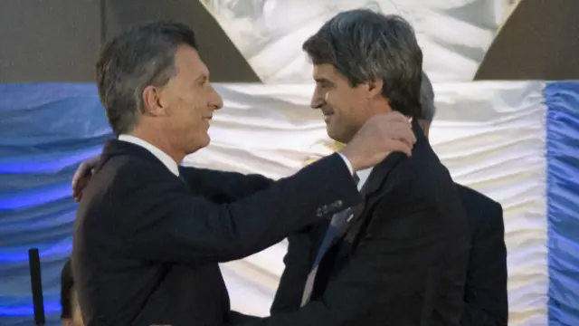Mauricio Macri y Alfonso Prat Gay.