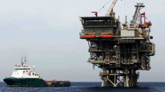 Израильская газовая платформа 