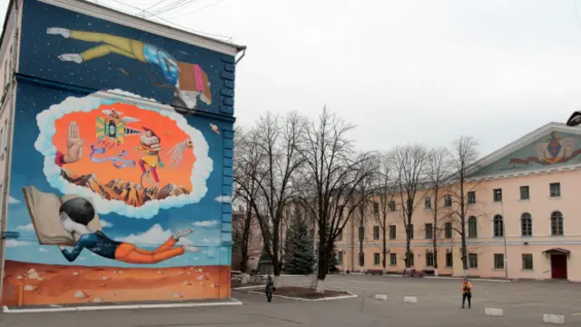 Мурал в НАУКМА