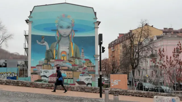 Мурал на Андріївському узвазі