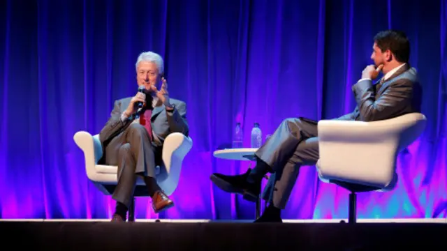 喬恩採訪美國前總統克林頓