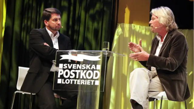 喬恩採訪維珍集團主席理查德·布蘭森爵士