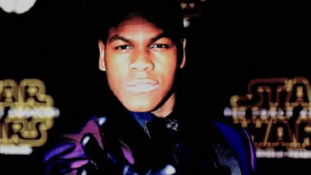 دا فورس اویکنز میں ’فن‘ نامی اہم کردار ادا کرنے والے جان بویگا نے بھی ورلڈ پریمیئر میں شرکت کی۔