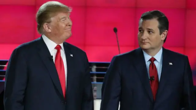 Donald Trump na Ted Cruz