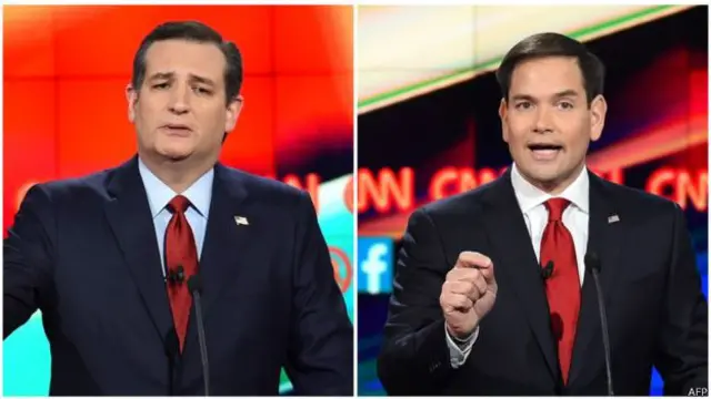 سنیٹر مارکو روبیو اور ٹیڈ کروز کے درمیان نگرانی کے معاملے پر اختلافات نظر آئے