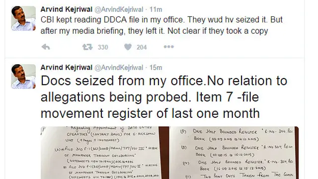 अरविंद केजरीवाल ट्विट.