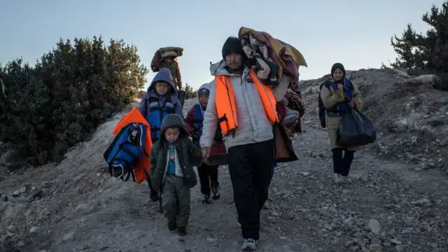 پناہ گزینوں کی اکثریت شام، عراق اور افغانستان سے ہے