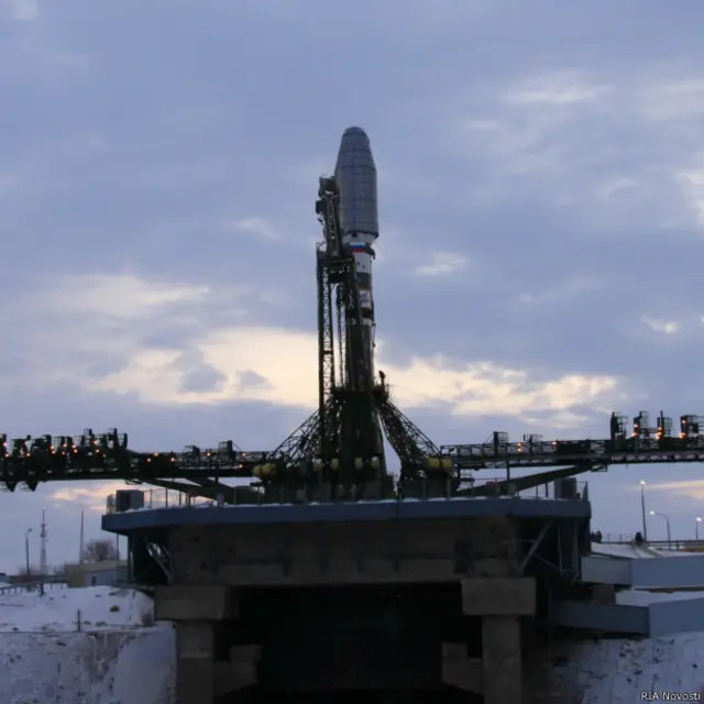 "Союз-2" перед стартом на "Байконуре"