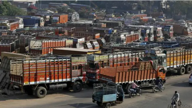 商用卡车的排放占印度车辆总排放的一半多