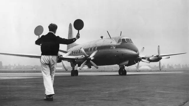 Avión modelo Vickers Viscount