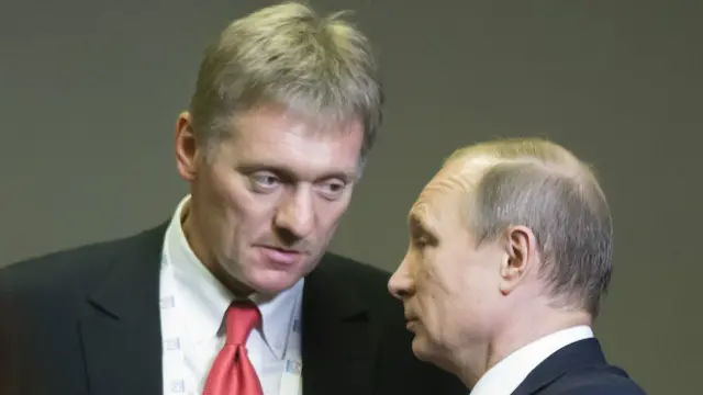 Дмитрий Песков и Владимир Путин