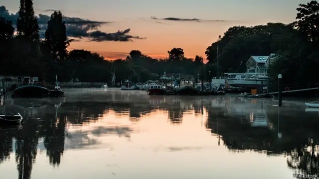 Закат на Темзе