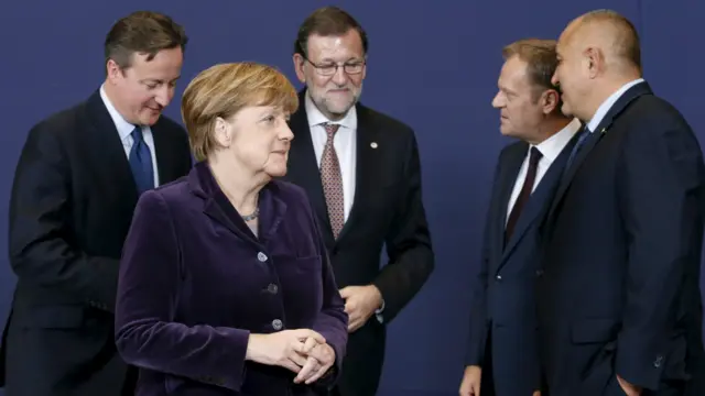 جرمنی کی چانسلر اینگلا مرکل نے کہا کہ ہم پر امید ہیں کیونکہ ہم سب سمجھوتہ چاہتے ہیں