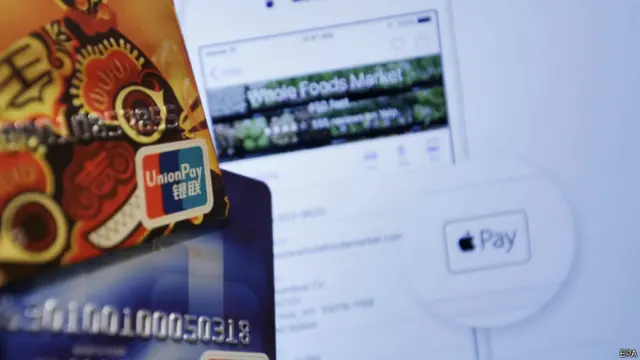中國的銀聯卡持卡人可以從2016年起逐步將他們的銀聯卡添加到 iPhone、Apple Watch 以及 iPad 上。