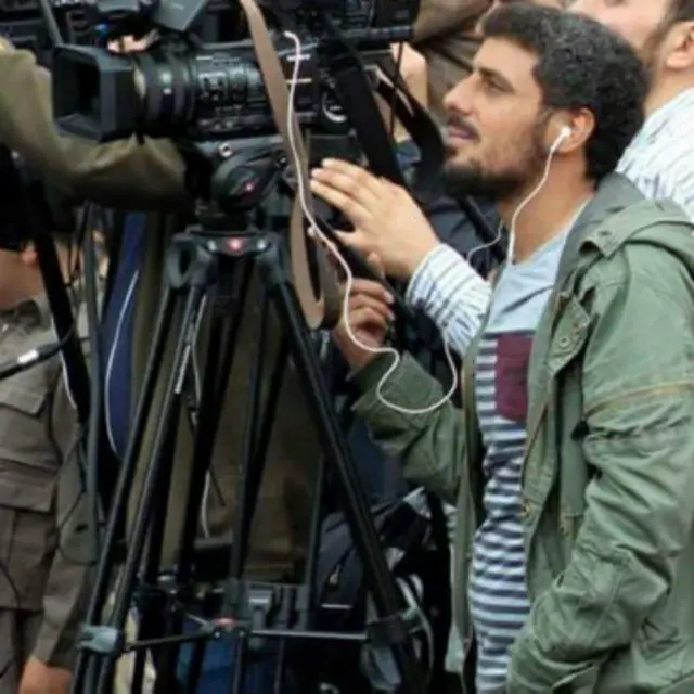 DİHA muhabiri Aziz Oruç, "Kurşunların hedefi olabiliyorsunuz" diyor.