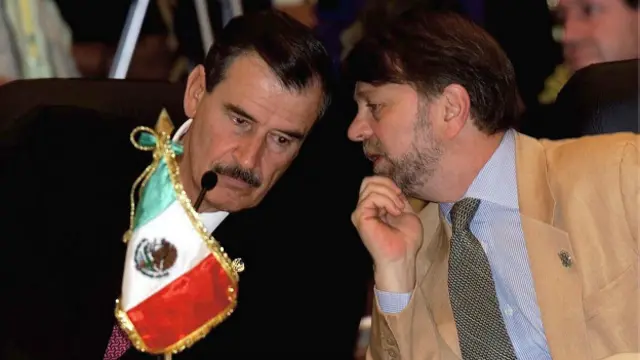 Vicente Fox y Jorge Castañeda
