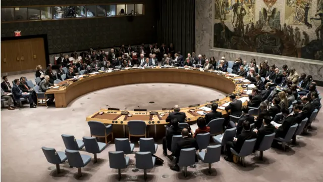 聯合國安理會舉行會議