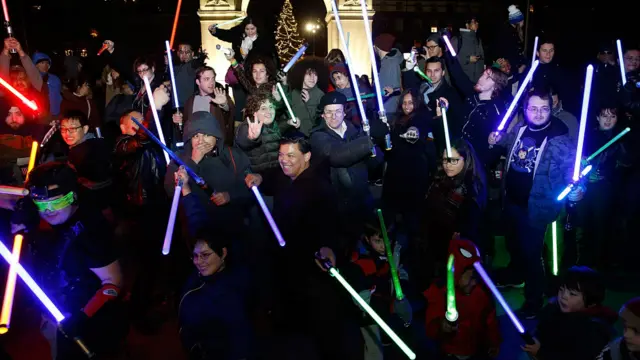 《星球大战》的美国影迷在纽约聚首