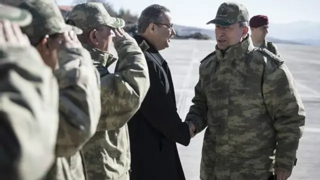 Genelkurmay Başkanı Hulusi Akar Şırnak'ta operasyonlarla ilgili brifing aldı.