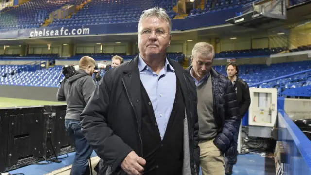 Гус Хиддинк и Роман Абрамович