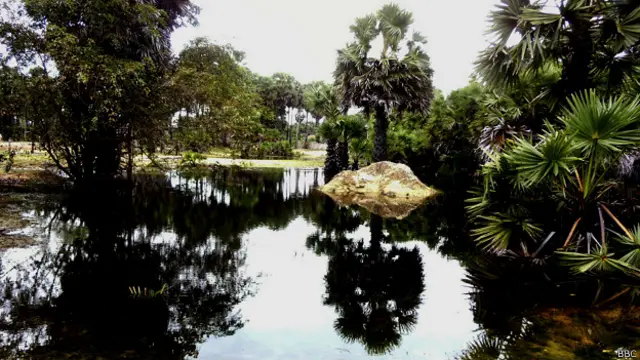 'සමහර ඉඩම් වතුරෙන් යට වෙලා. මාසයක් දෙකක් වතුර රැඳිලා තියනවා. ඒ වුනාට බොන්න වතුර නෑ. මේ වතුර බොන්න බෑ. කිවුලයි'