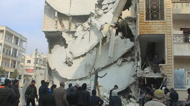 Setidaknya 49 warga sipil tewas karena serangan udara Rusia di Idlib.