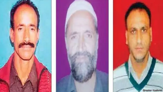 जम्मू कश्मीर तीन लोग गायब