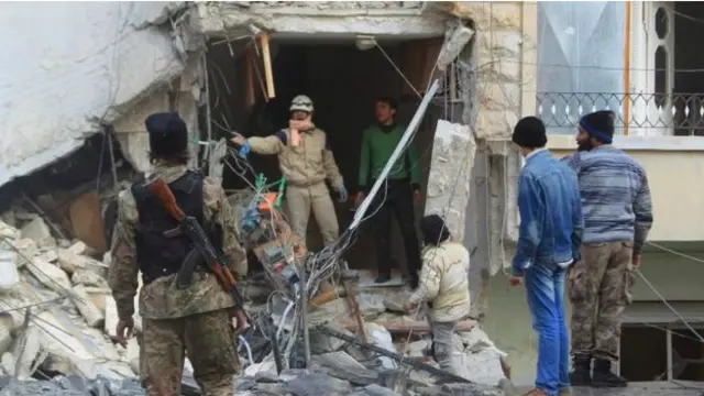 Последствия бомбежки