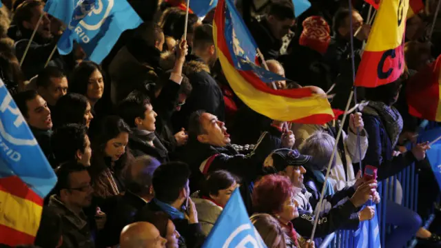 Simpatizantes del PP