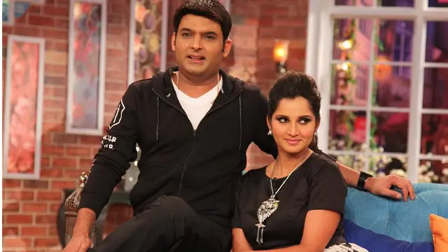 شو کے میزبان کپل شرما ٹینس کی سٹار ثانیے مرزا کے ساتھ