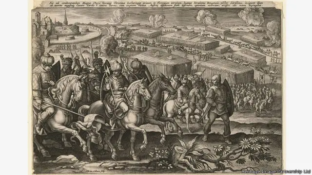 Pengepungan Wina, 1529 oleh Adriaen Collaert (Heritage Image Partnership Ltd)