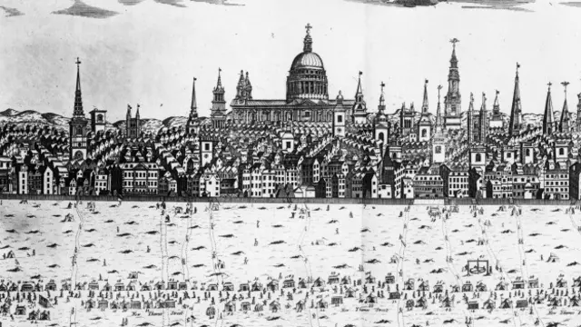 Рождественская ярмарка на Темзе, 1754