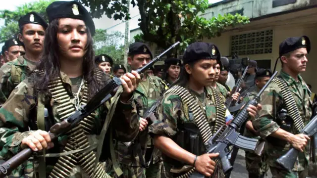 Guerrilleros de las FARC (imagen de archivo)