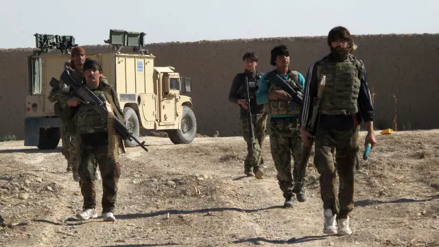 گذشتہ ہفتے طالبان کے حملے کے بعد سکیورٹی فورسز پولیس کے ہیڈکوارٹر تک محدود ہو کے رہ گئی تھیں