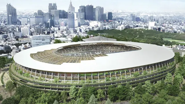Thiết kế mới cho sân vận động Olympic của kiến trúc sư Nhật Kengo Kuma