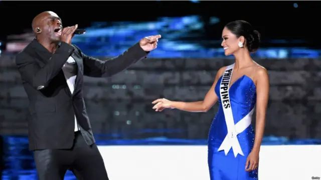 پروگرام کے میزبان سٹیو ہاروے کو جب اپنی غلطی کا احساس ہوا تو انھوں نے کہا: ’دوستو، مجھے معاف کیجئے گا۔ دراصل مس کولمبیا فرسٹ رنرز اپ ہیں۔ فاتح نہیں۔‘